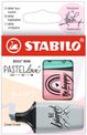 STABILO BOSS MINI Pastellove - Pack de 3 mini surligneurs - couleurs assorties