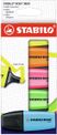 STABILO BOSS MINI - Pack de 5 mini surligneurs - couleurs assorties