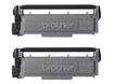 Brother TN2320 - Pack de 2 - noir - cartouche laser d'origine