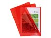 Exacompta - 100 Pochettes coin - A4 - 13/100 - rouge