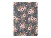 Oberthur Bahia - Carnet de notes souple - A5 - ligné - 200 pages - fleurs roses
