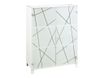 Armoire mi-haute SUNDAY - L80 x H114 x P42 - portes en verre