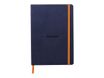 RHODIA Rhodiarama - Carnet souple A5 - 160 pages - pointillés - bleu nuit