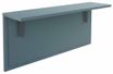Tablette pour banque d'accueil OLA - réglable en hauteur - L60 x P30 cm - equerre carbone (A positionner sur module haut ou retour direct haut) - bleu argile
