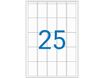 Apli Agipa - Etui A5 - 400 Étiquettes blanches multi-usages - 38,5 x 26,5 mm - coins arrondis - réf 114085