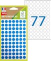 Apli Agipa - 462 Pastilles adhésives recyclées - bleu - diamètre 8 mm - réf 101778
