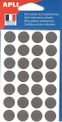Apli Agipa - 168 Pastilles adhésives - gris - diamètre 15 mm - réf 102221