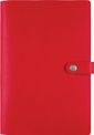 Agenda à spirale Lady Kent - 1 semaine sur 2 pages - 17 x 24,5 cm - rouge - Oberthur