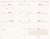 Oberthur - Recharge pour organiseur - 1 semaine sur 2 pages (semainier international) - 8 x 15 cm