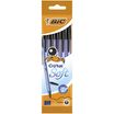 BIC Cristal - Lot de 5 stylos à bille - noir - 1,2 mm - pointe moyenne