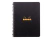 Rhodiactive Notebook - Cahier à spirale A5+ (16 x 21 cm) - 80 pages détachables et perforées - ligné et cadre en-tête