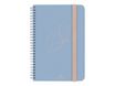 Oberthur Murcia - Carnet de notes rigide - B6 - ligné - 160 pages - papillon