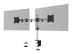 Durable Select - Support écran double jusqu'à 27" - argent métallisé
