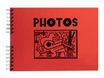 Exacompta Musicart - Album photo spiralé - 50 pages - 23 x 16 cm - rouge