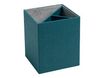 Exacompta OfficebyMe - Pot à crayons 3 compartiments - 10,7 x 9 x 9 cm - bleu canard