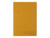 Oberthur Kazan - Carnet de notes A5 - ligné - 160 pages - moutarde - papier ivoire