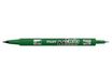 Pilot TWIN MARKER - Marqueur permanent - double pointe fine / extra fine - vert