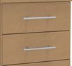 Option kit 2 tiroirs plats a la place du ds - steely/steely manager - hetre