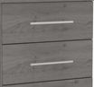 Option kit 2 tiroirs plats a la place du ds - steely/steely manager - chene gris