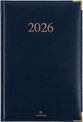 Agenda Kiev - 1 semaine sur 2 pages - 17 x 24,5 cm - bleu marine - Oberthur
