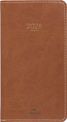 Agenda Eton - 1 semaine sur 2 pages - 9,5 x 17 cm - marron - Oberthur