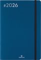 Agenda Flex - 1 semaine sur 2 pages - 17 x 24,5 cm - bleu marine - Oberthur