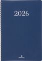 Agenda spiralé Galway - 1 semaine sur 2 pages - 19 x 24,5 cm - bleu marine - Oberthur