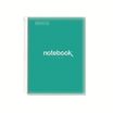 Notebook Emotions, Couverture souple, A4, séyès, 80 feuilles de 1 couleur, Miquelrius, Turquoise.