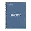 Notebook Emotions, Couverture rigide, A4, lignes horizontales 7 mm, 120 feuilles de 5 couleurs, Miquelrius, Marine.