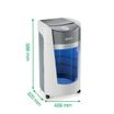 Leitz IQ Optimax - destructeur de documents coupe micro P5 - 10 feuilles - Corbeille 35 litres