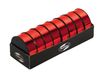 Clairefontaine - 8 bobinots - Bolduc Métallisé - Ruban d'emballage cadeau 2.5 cm x 10 m - rouge métallique 