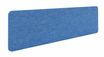 Écran de séparation acoustique pour bureau (sans support de fixation) - L80 x h40 cm - bleu denim