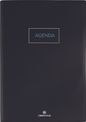Agenda Cirrus - 1 jour par page - 15 x 21 cm - noir - Oberthur