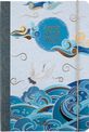Agenda à élastique Sakura - 1 semaine sur 2 pages - 17 x 24,5 cm - vagues - Oberthur