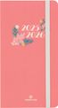 Agenda de poche à élastique Tivoli - 1 semaine sur 2 pages - 9,5 x 17,5 cm - orange - Oberthur