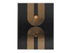 Exacompta - Livre d'or - 270 x 220 mm - 50 feuilles / 100 pages - papier blanc - graphique - couverture noire - carton