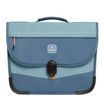 Cartable scolaire Léo - 38 cm - 2 compartiments - bleu - Biopic