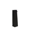 Sac Kraft Noir 1 Bouteille – 80% Recyclé, Poignées Corde, 175g, 10+9x38 cm – Élégant et Écologique