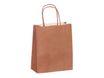 50 Sacs cadeau kraft - poignées torsadées - 35 cm x 14 cm x 41 cm - terrecotta