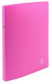 Exacompta OpaK -Classeur souple A4 rose – 2 anneaux 15 mm - polypropylène - capacité 140 feuilles