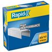 Rapid - Boîte de 1000 Agrafes 23/17 - jusqu'à 140 feuilles - acier galvanisé