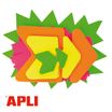 Apli Agipa - 50 Cartons fluos découpés - diamètre 19 cm - jaune, vert, orange, rose