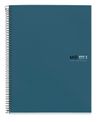 Notebook The Original, Couverture rigide, A5, lignes horizontales, 80 feuilles de 1 couleur, Miquelrius, Océan.