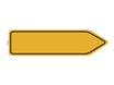 Exacompta - Pictogramme bande de message circulation obligatoire - 960 x 250 mm - jaune