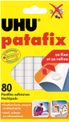 UHU - 80 pastilles adhésives blanches