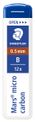 STAEDTLER Mars micro - Etui de 12 Mines pour porte mines - B - 0,5 mm