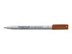 STAEDTLER LUMOCOLOR 316 - Marqueur non permanent - pointe fine - marron