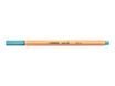 STABILO Point 88 - Feutre fin - 0.4 mm - bleu azur