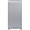 Armoire haute à rideaux ORGA - 2 tiroirs - H140 cm - Aluminium