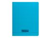 Calligraphe 8000 - Cahier polypro 17 x 22 cm - 96 pages - grands carreaux (Seyes) - bleu